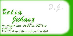 delia juhasz business card